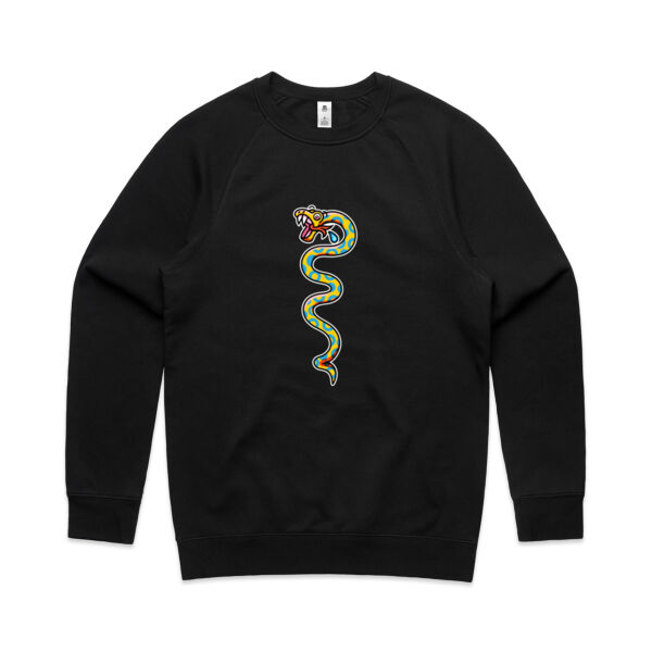 Slippery Snake V1 - AS Colour - Men's Supply Crew Sweatshirt Thumbnail