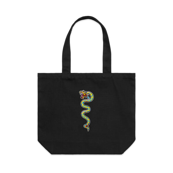 Slippery Snake V1 - AS Colour Shoulder Tote Bag Thumbnail