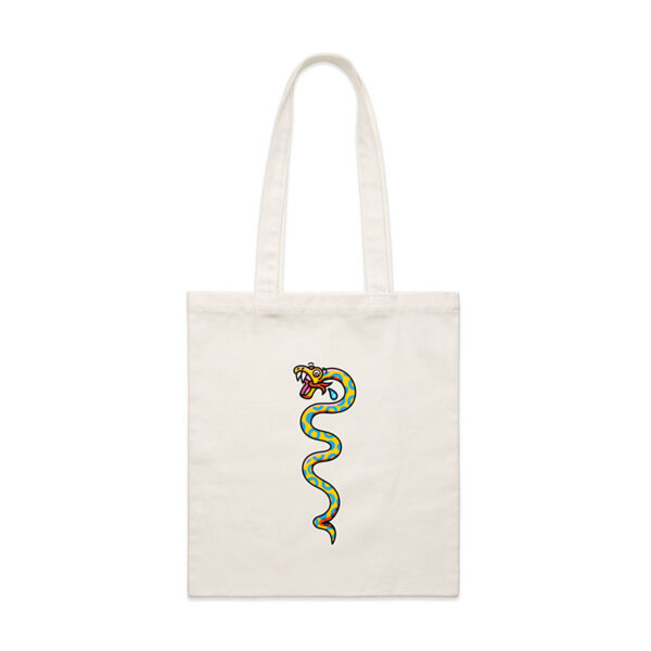 Slippery Snake V1 - AS Colour - Parcel Tote (Smallest) Thumbnail