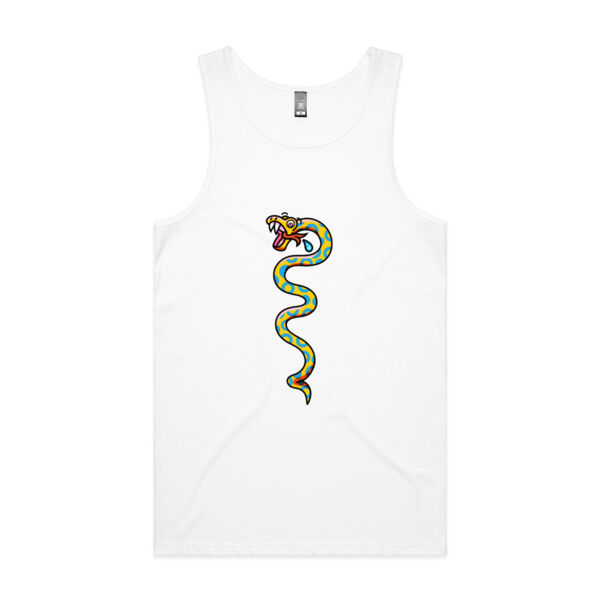 Slippery Snake V1 - AS Colour - Men's Lowdown Singlet Thumbnail