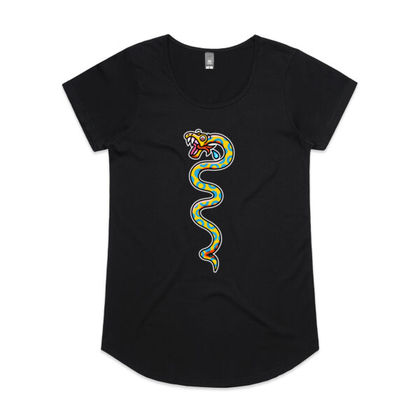 Slippery Snake V1 - AS Colour - Women's 'Mali' Scoop Tee Thumbnail