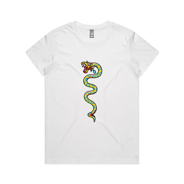 Slippery Snake V1 - AS Colour - Women's Maple Tee Thumbnail