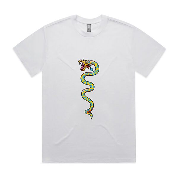 Slippery Snake V1 - AS Colour - Men's Heavy Tee Thumbnail