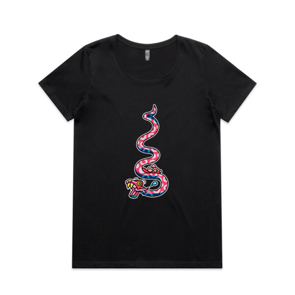 Slippery Snake V2 - AS Colour - Women's Maple Scoop Tee Thumbnail