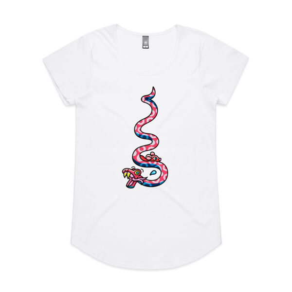 Slippery Snake V2 - AS Colour - Women's 'Mali' Scoop Tee Thumbnail