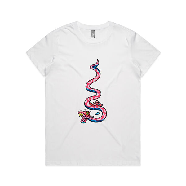 Slippery Snake V2 - AS Colour - Women's Maple Tee Thumbnail