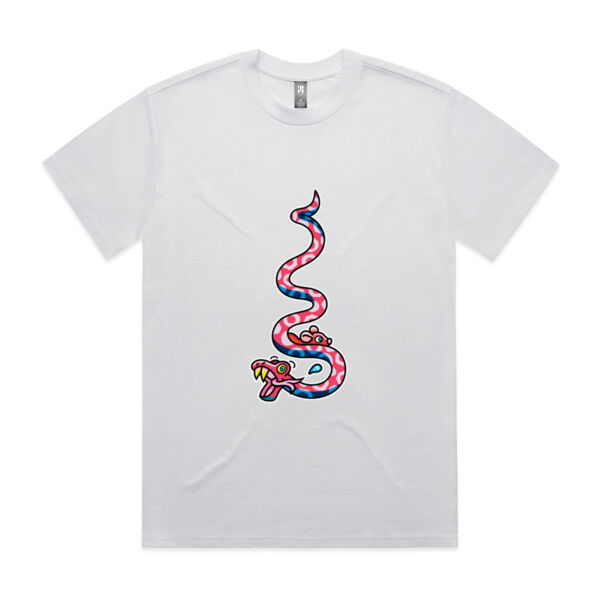 Slippery Snake V2 - AS Colour - Men's Heavy Tee Thumbnail