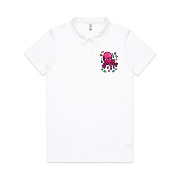 Octo Puzzle - AS Colour - Amy Womens Polo Shirt Thumbnail