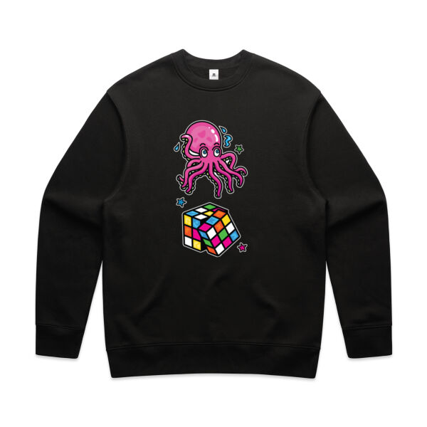 Octo Cube - Pink - AS Colour - Men's Relax Crew Thumbnail