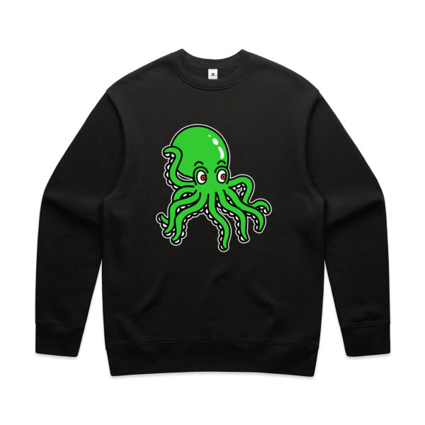 Octo in Green - AS Colour - Men's Relax Crew Thumbnail