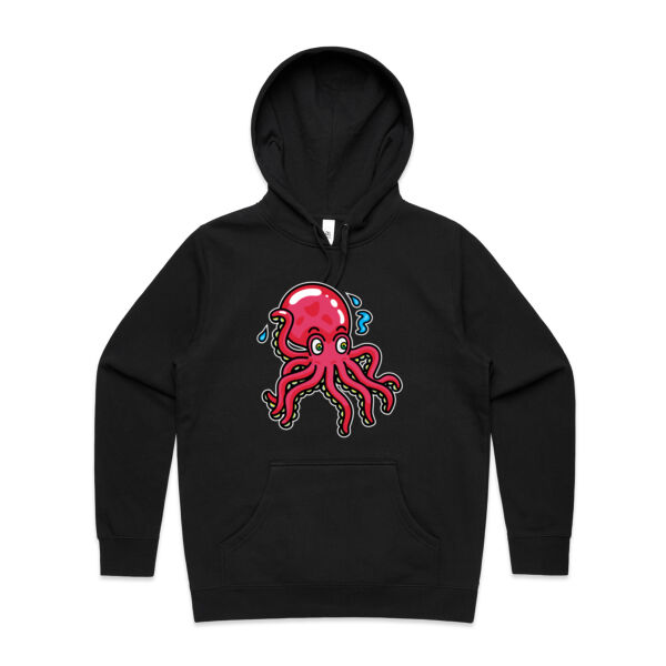 Octo in Red - AS Colour - Women's Stencil Hood Thumbnail