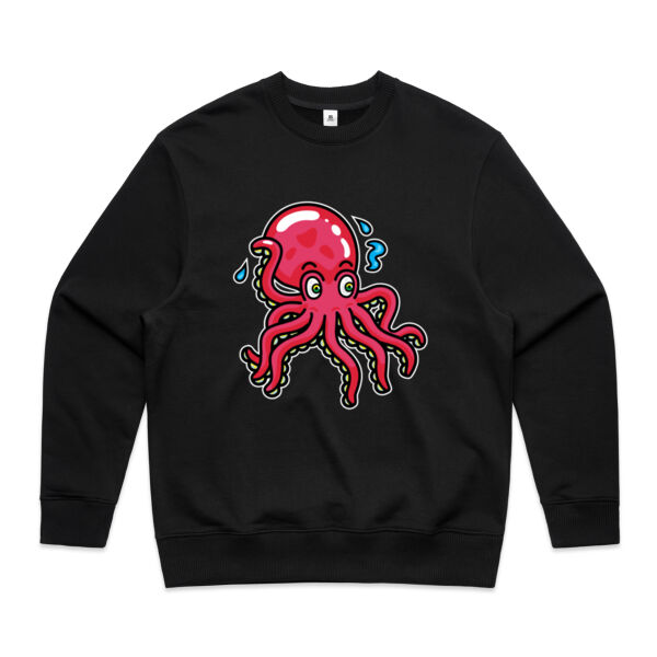 Octo in Red - AS Colour - Men's Heavy Crew Thumbnail
