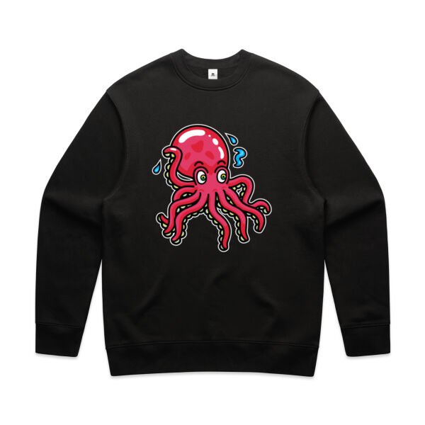 Octo in Red - AS Colour - Men's Relax Crew Thumbnail