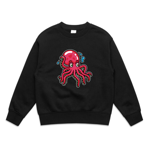 Octo in Red - AS Colour - Kids Relax Crew Thumbnail