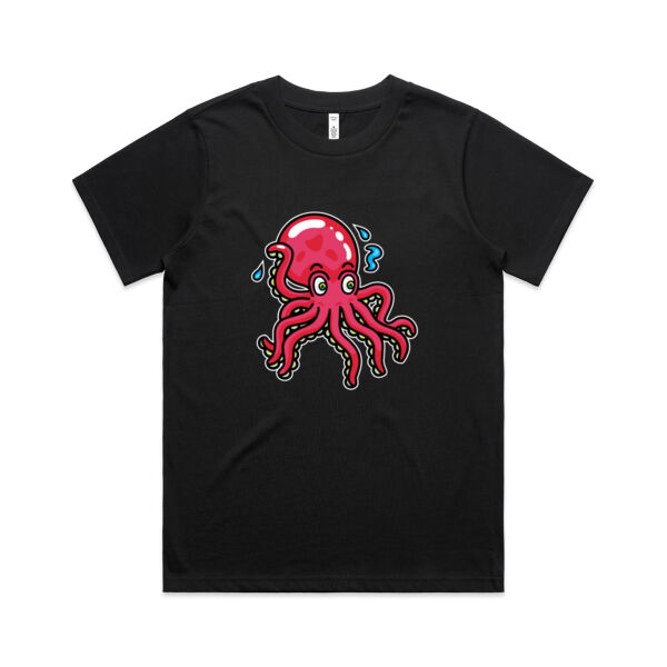 Octo in Red - AS Colour - Women's Classic Tee Thumbnail
