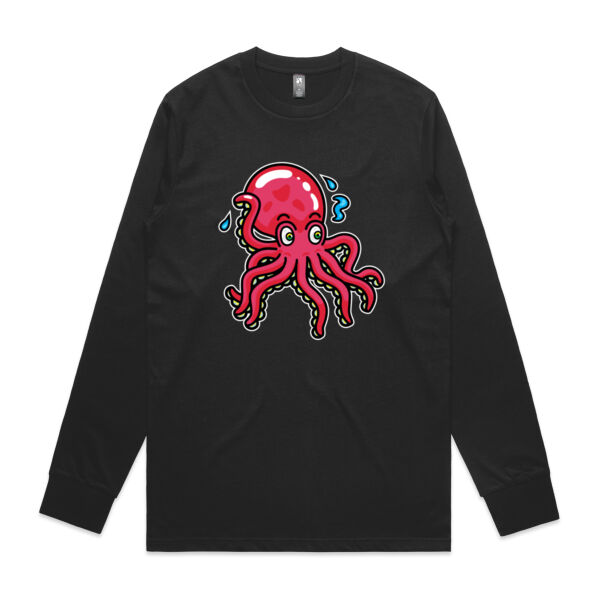 Octo in Red - AS Colour - Classic L/S Tee Thumbnail