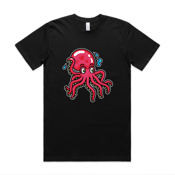 Octo in Red - AS Colour - Classic Organic Tee Thumbnail