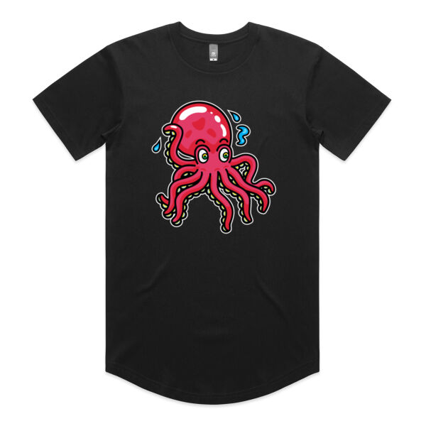 Octo in Red - AS Colour - Staple Curve Tee Thumbnail