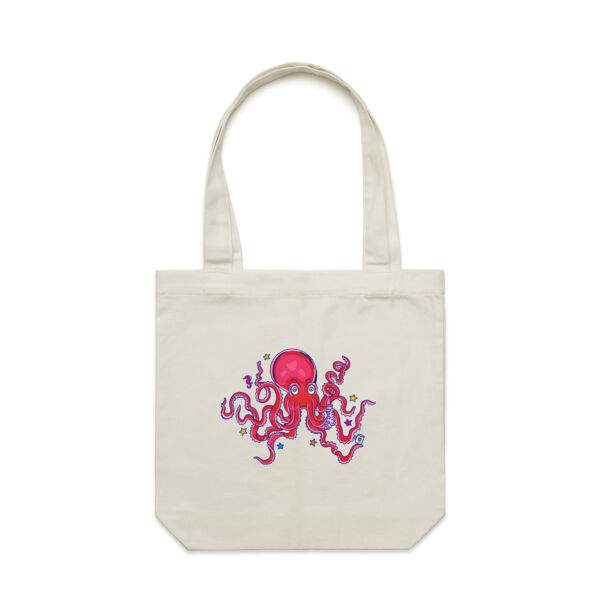 INK-redibly Armed - AS Colour - Staple Crew Tee (Premium) - AS Colour - Canvas Tote 'Carrie' Bag  Thumbnail