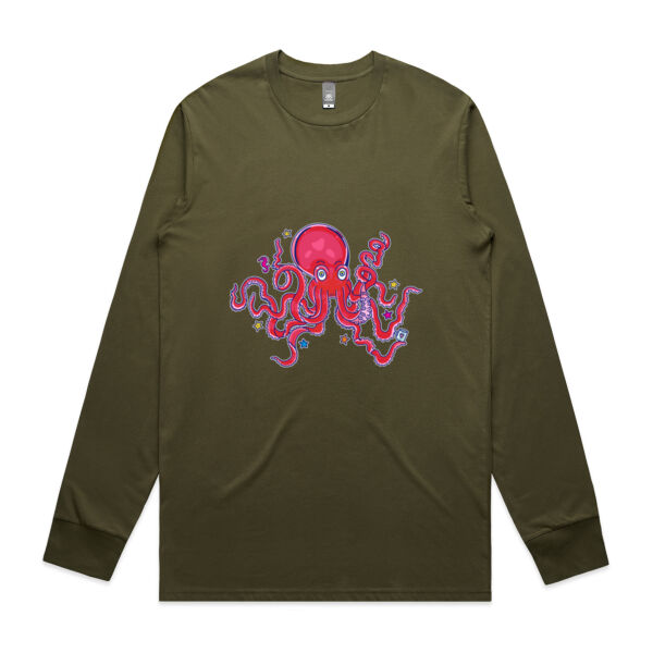 INK-redibly Armed - AS Colour - Staple Crew Tee (Premium) - AS Colour -  Men's Staple L/S Tee  Thumbnail
