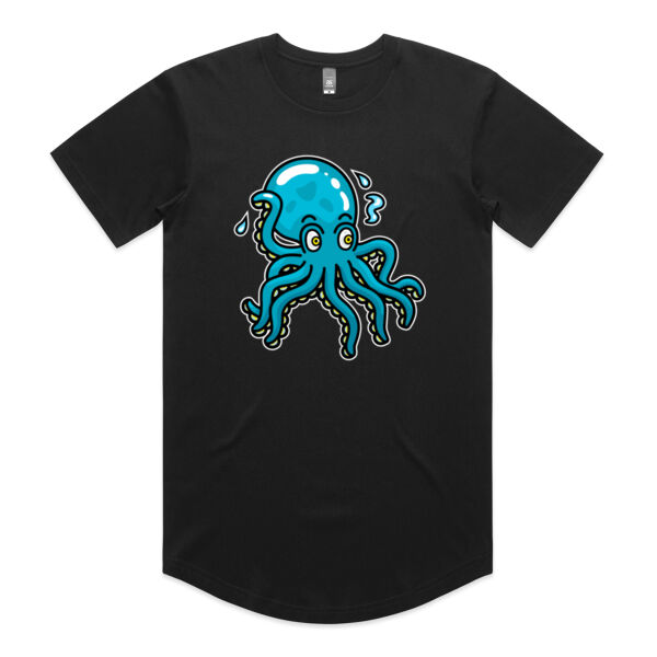 Octo in Blue - AS Colour - Staple Curve Tee Thumbnail