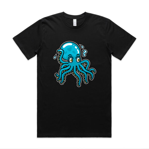 Octo in Blue - AS Colour - Classic Organic Tee Thumbnail