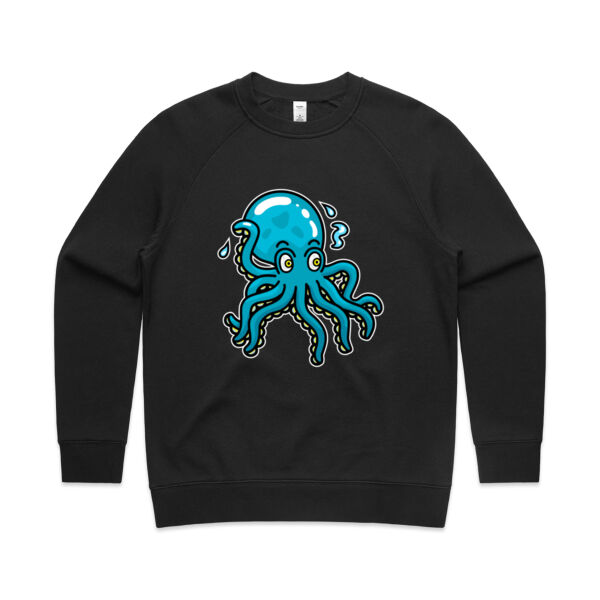Octo in Blue - AS Colour - Women's Supply Crew Thumbnail