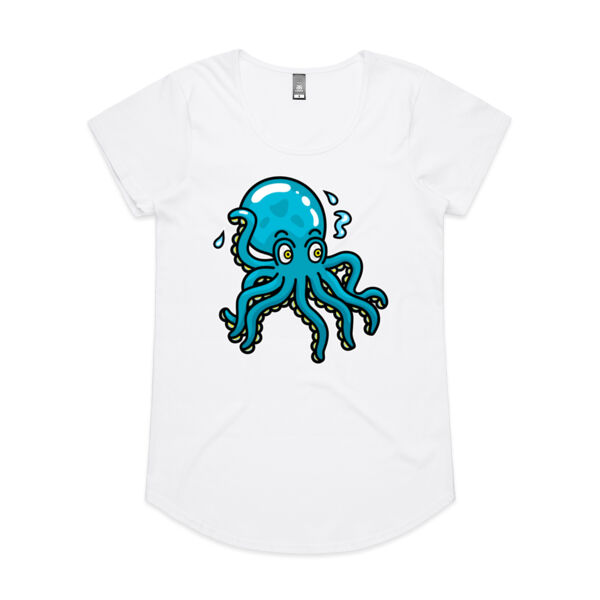 Octo in Blue - AS Colour - Women's 'Mali' Scoop Tee Thumbnail