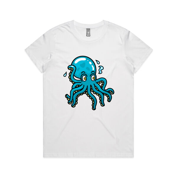 Octo in Blue - AS Colour - Women's Maple Tee Thumbnail