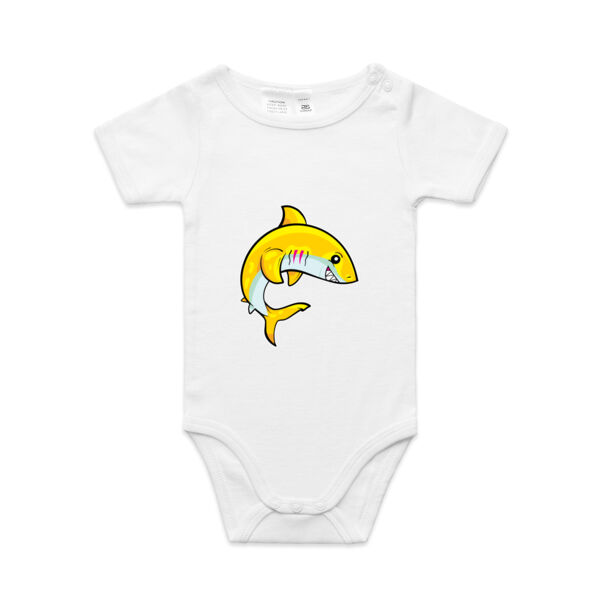 Banana Shark - AS Colour - Baby 'Mini-me' Onesie Romper Thumbnail