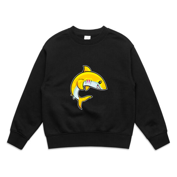 Banana Shark - AS Colour - Kids Relax Crew Thumbnail