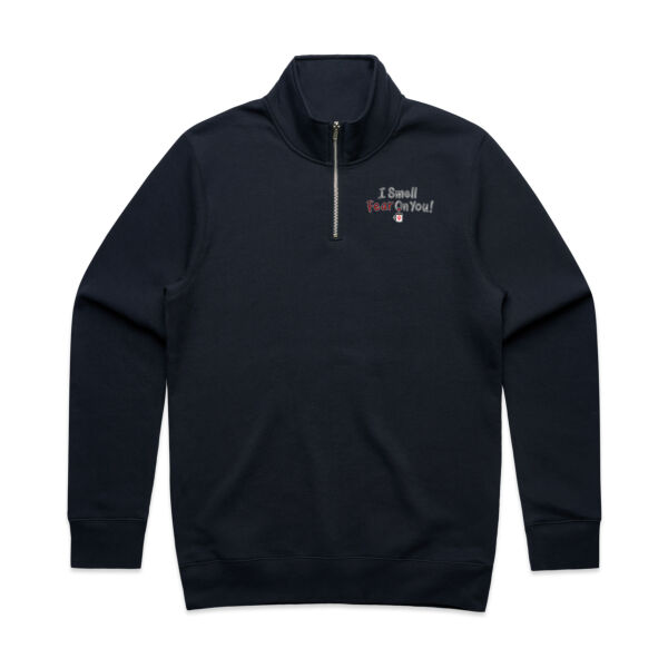 I Smell Fear on You! - AS Colour - Mens Stencil Half Zip  Thumbnail