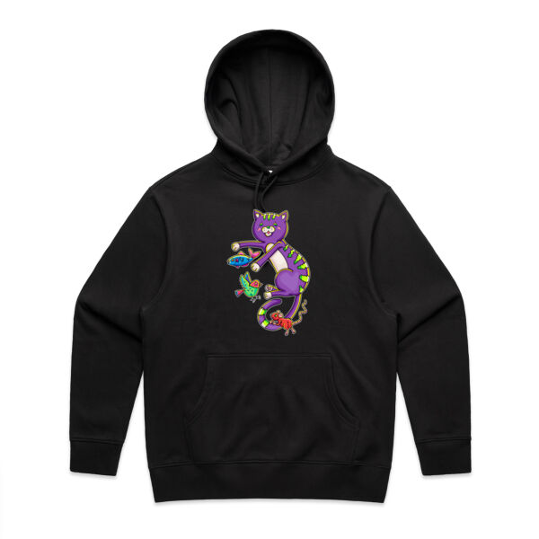 Purple Cat & Friends - AS Colour - Men's Heavy Hood Thumbnail