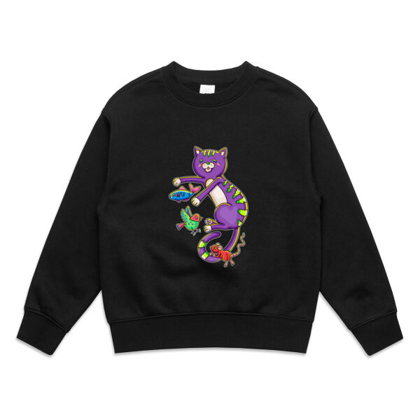 Purple Cat & Friends - AS Colour - Kids Relax Crew Thumbnail