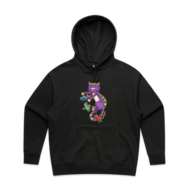 Purple Cat & Friends - AS Colour - Women's Heavy Hood Thumbnail