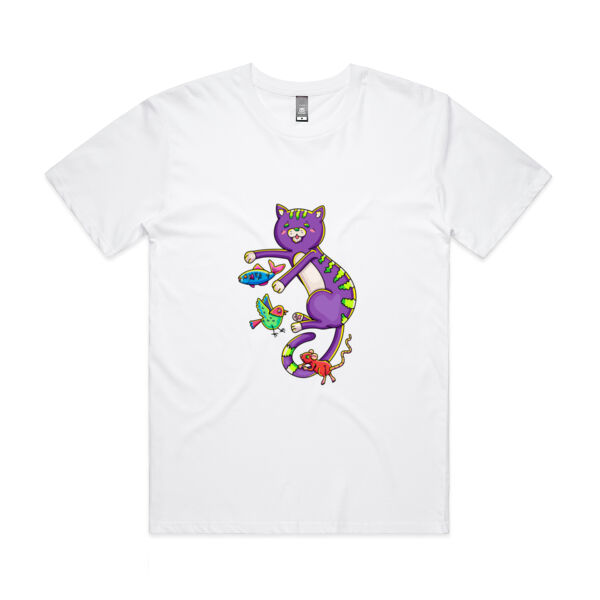 Purple Cat & Friends - AS Colour - Mens Staple Minus Tee  Thumbnail