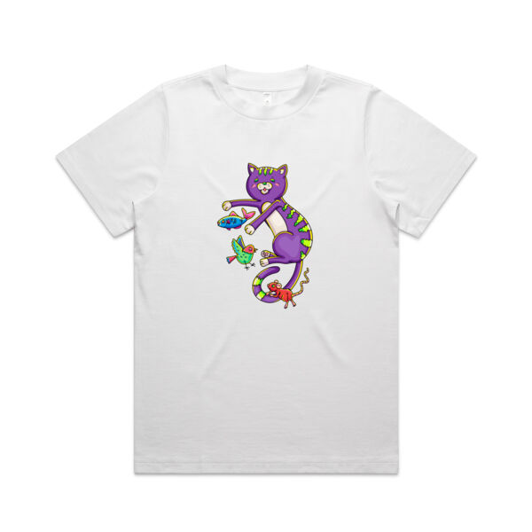 Purple Cat & Friends - AS Colour - Women's Heavy Tee Thumbnail