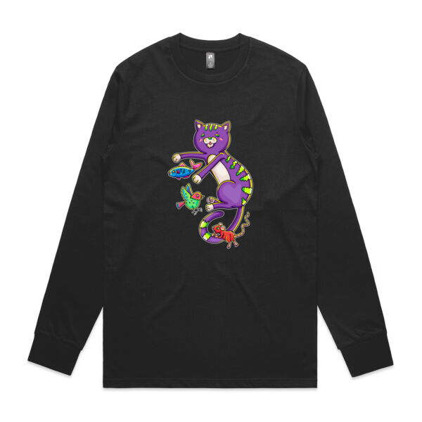 Purple Cat & Friends - AS Colour - Classic L/S Tee Thumbnail
