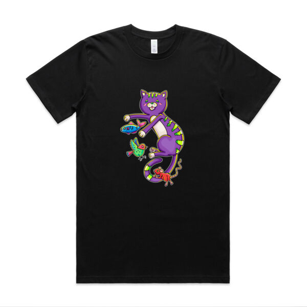 Purple Cat & Friends - AS Colour - Classic Organic Tee Thumbnail