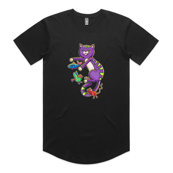 Purple Cat & Friends - AS Colour - Staple Curve Tee Thumbnail