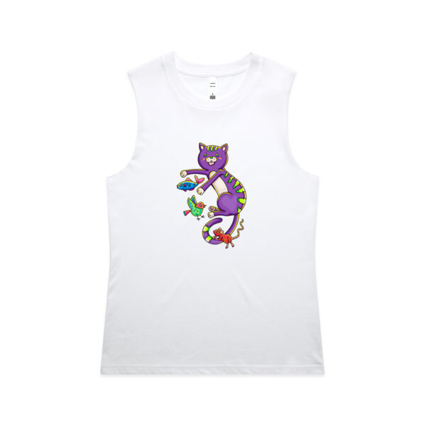 Purple Cat & Friends - AS Colour - Women's Maple Tank Thumbnail