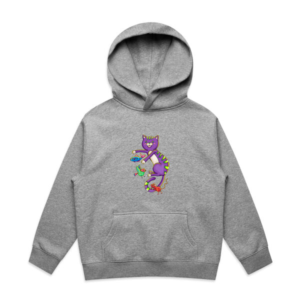 Purple Cat & Friends - AS Colour - Youth Relax Hood Thumbnail