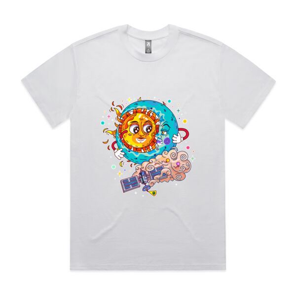 Sun & Moon Embrace - AS Colour - Men's Heavy Tee Thumbnail