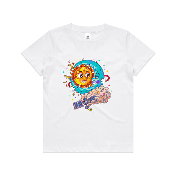 Sun & Moon Embrace - AS Colour - Kids Youth Tee Thumbnail