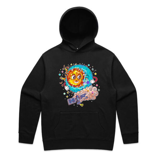 Sun & Moon Embrace - AS Colour - Mens Relax Hood Thumbnail