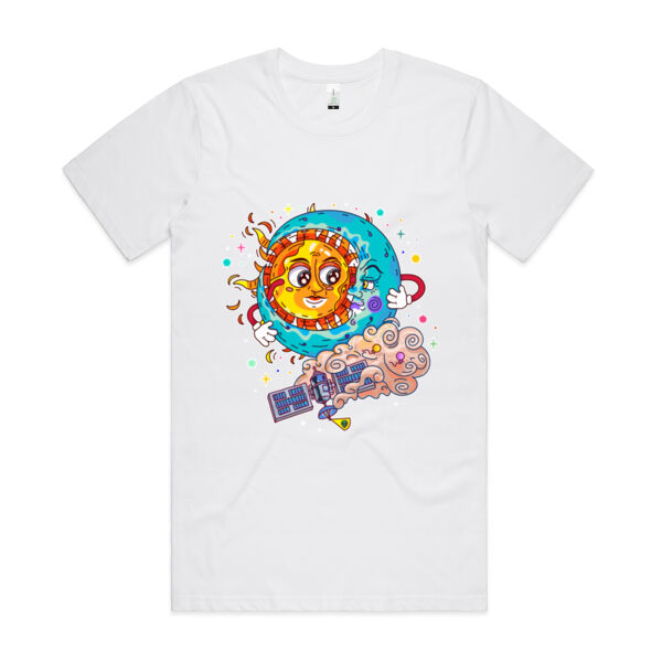 Sun & Moon Embrace - AS Colour - Organic Cotton Unisex Tee Thumbnail
