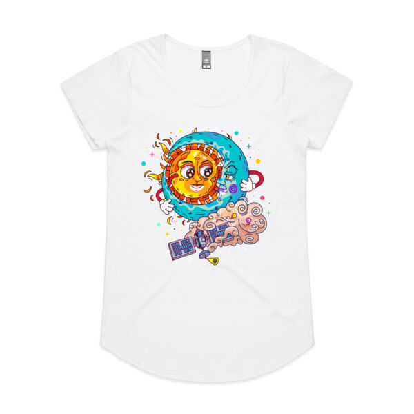 Sun & Moon Embrace - AS Colour - Women's 'Mali' Scoop Tee Thumbnail