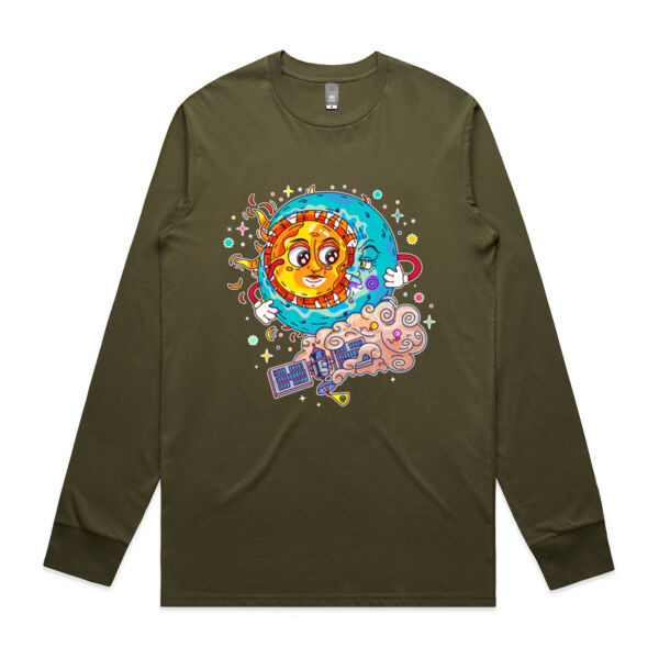 Sun & Moon Embrace - AS Colour -  Men's Staple L/S Tee  Thumbnail