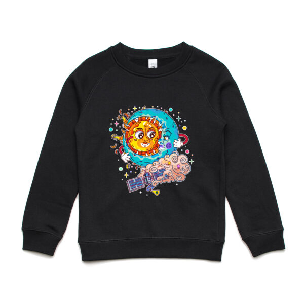 Sun & Moon Embrace - AS Colour - Youth Supply Crew Sweatshirt Thumbnail