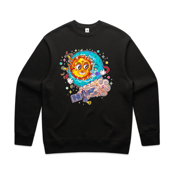 Sun & Moon Embrace - AS Colour - Men's Relax Crew Thumbnail